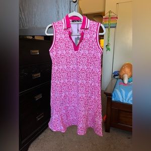 RLX Ralph Lauren Fuchsia Patterned Dress